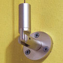 Aluminum Bottom Wall Anchor Satin Silver