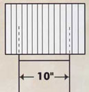 SS1-15 Half-Stake 10"W x 15"H