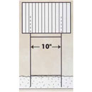 Step Stake Model SS1 10"W x 30"H