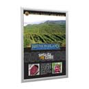 Snap-Frame Satin Aluminum 24"x24" Insert Size