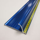 Aluminum Safety Ruler Blue 4" wide by 66" long
